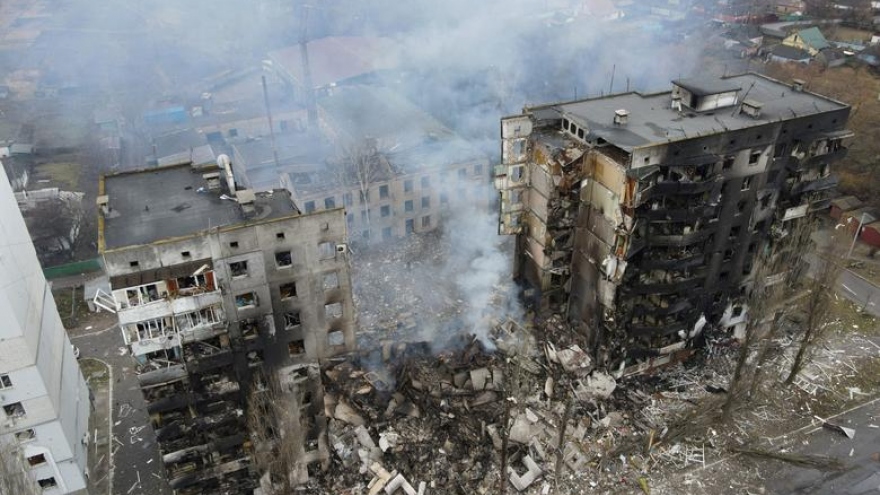 Thủ đô Kiev của Ukraine bị tập kích UAV