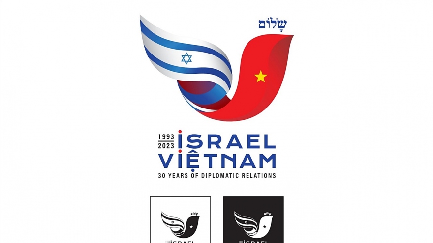 Israel ra mắt logo kỷ niệm 30 năm quan hệ ngoại giao với Việt Nam