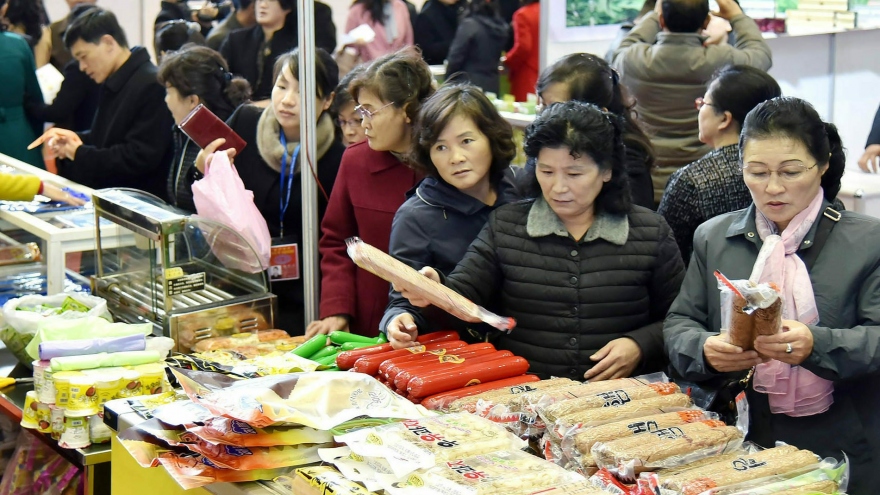 Triều Tiên tổ chức triển lãm trưng bày thực phẩm làm từ bột mì 