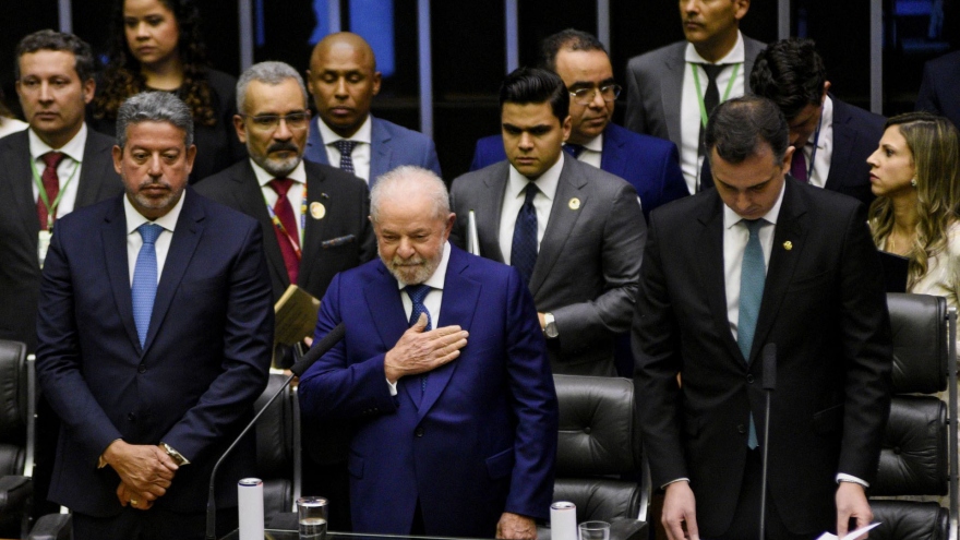 Ông Lula da Silva tuyên thệ nhậm chức Tổng thống Brazil