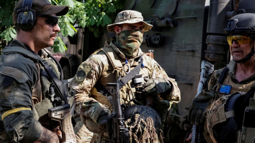 Ukraine huấn luyện lính đánh thuê nước ngoài gần khu vực do Nga kiểm soát