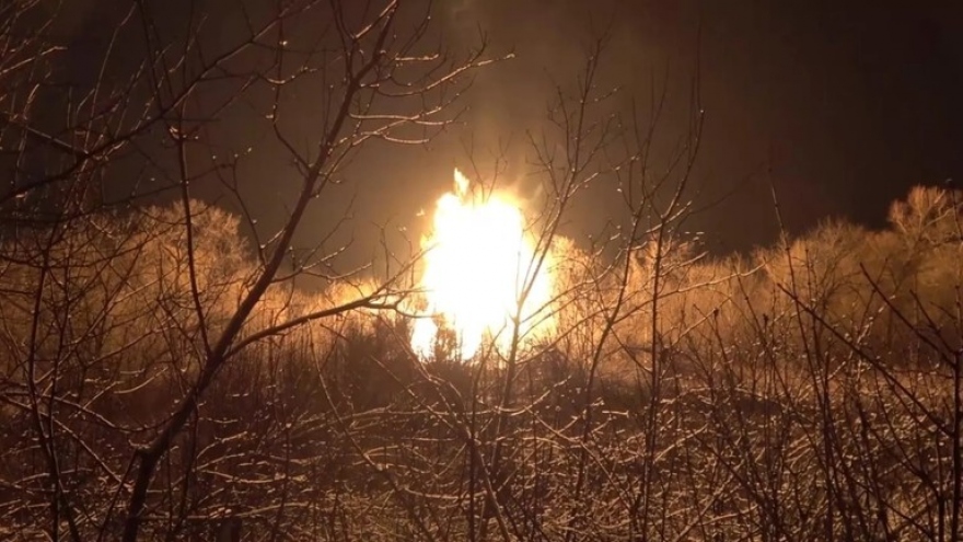 Hé lộ nguyên nhân vụ nổ đường ống khí đốt tại Lugansk