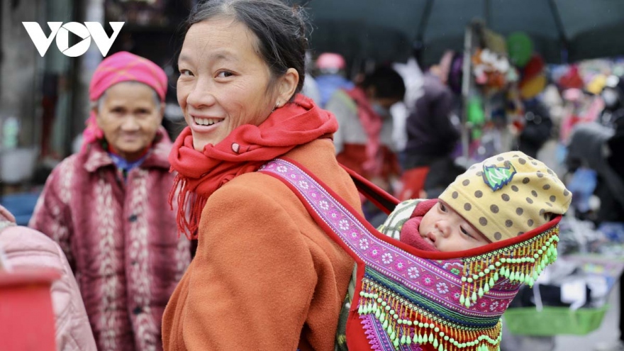 Bac Ha market in the early days of New Year