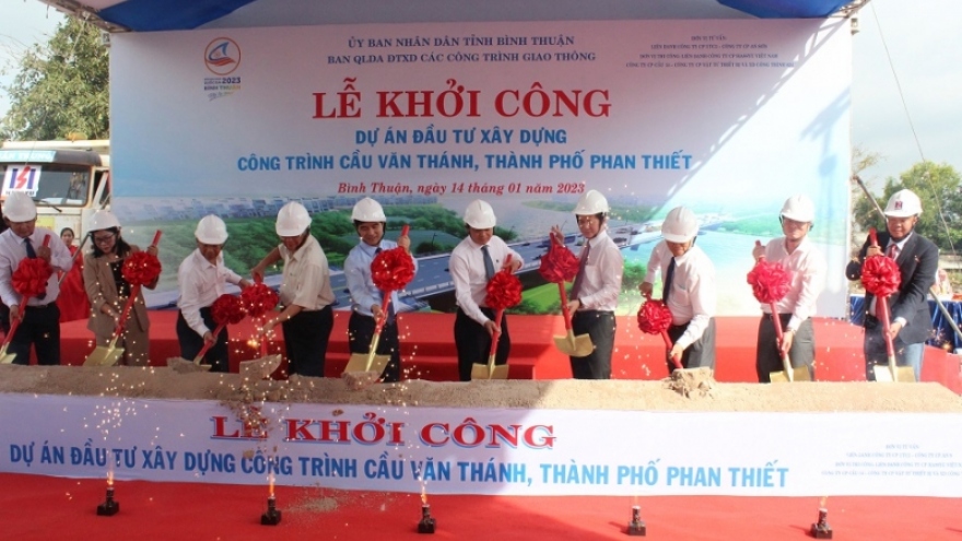 Bình Thuận khởi công xây dựng thêm cầu bắc qua sông Cà Ty 