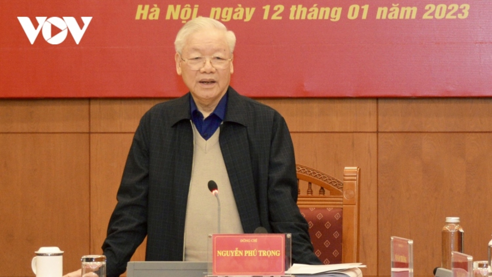 Top Party leader requests breakthroughs for corruption fight in 2023