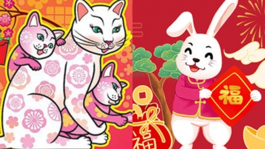 Vì sao năm Mão của Việt Nam là mèo trong khi các nước châu Á lại là thỏ?