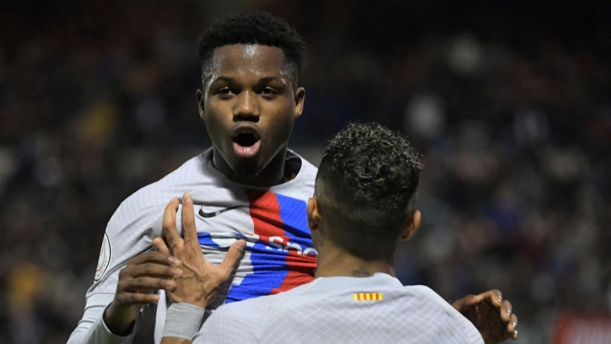 Kết quả bóng đá hôm nay 5/1: Barca nhọc nhằn thắng Intercity