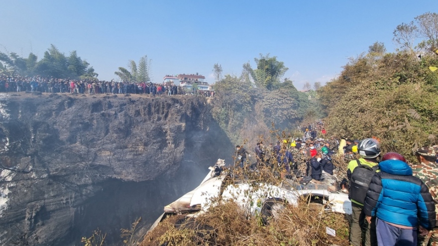 Tai nạn máy bay thảm khốc tại Nepal, ít nhất 68 người thiệt mạng 