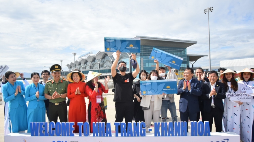 Khánh Hòa: Chào đón những du khách quốc tế đầu tiên năm 2023