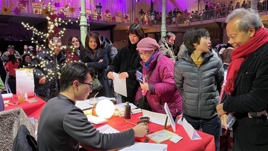 Overseas Vietnamese in France, Germany celebrate Tet