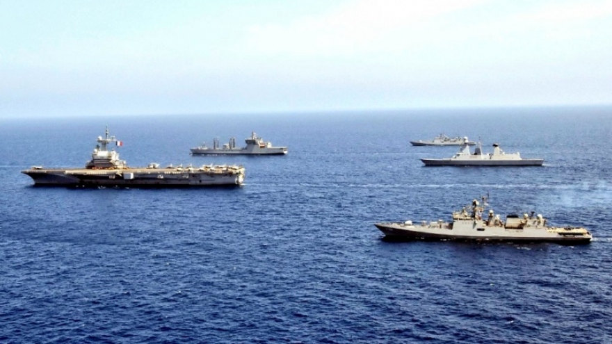 Ấn Độ, Pháp tập trận hải quân chung Varuna 2023