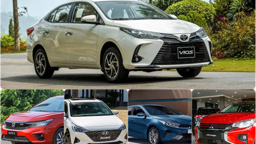 Mẫu sedan hạng B nào được người Việt mua nhiều nhất năm 2022?