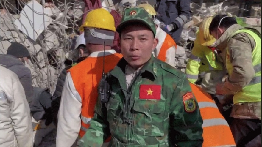 Lực lượng cứu hộ của QĐND Việt Nam tìm thấy 3 vị trí nạn nhân ở Hatay