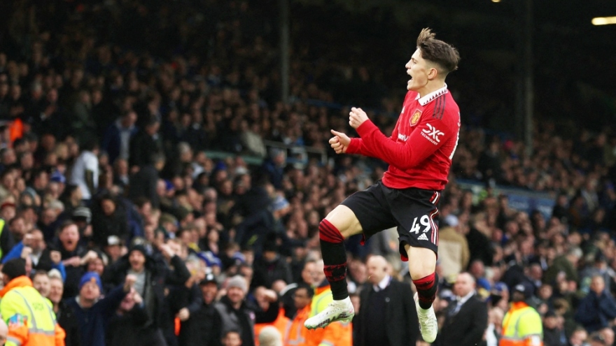 Rashford và Garnacho lập công, MU thắng nhọc Leeds Utd