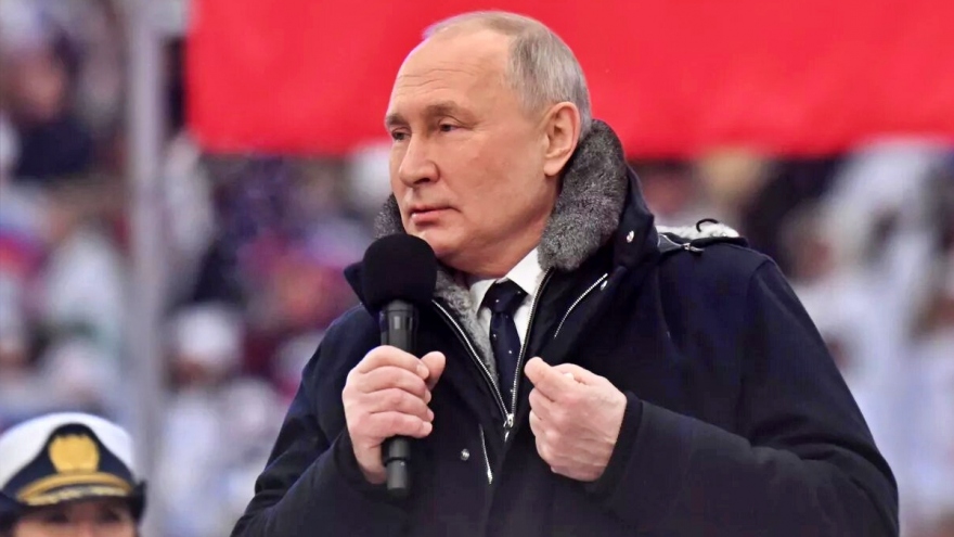 Tổng thống Putin: Cả dân tộc Nga là người bảo vệ Tổ quốc