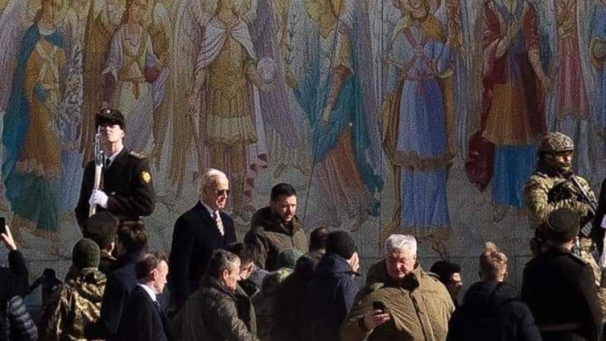 Tổng thống Mỹ Biden bất ngờ đến Kiev