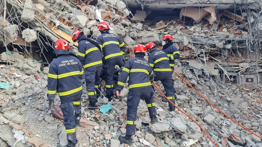 Chiến sỹ Việt Nam chia sẻ cứu hộ nạn nhân thảm họa động đất tại Thổ Nhĩ Kỳ