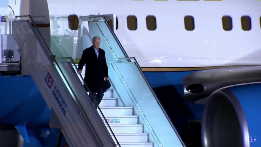 Tổng thống Mỹ Biden tới Warsaw sau chuyến thăm Ukraine