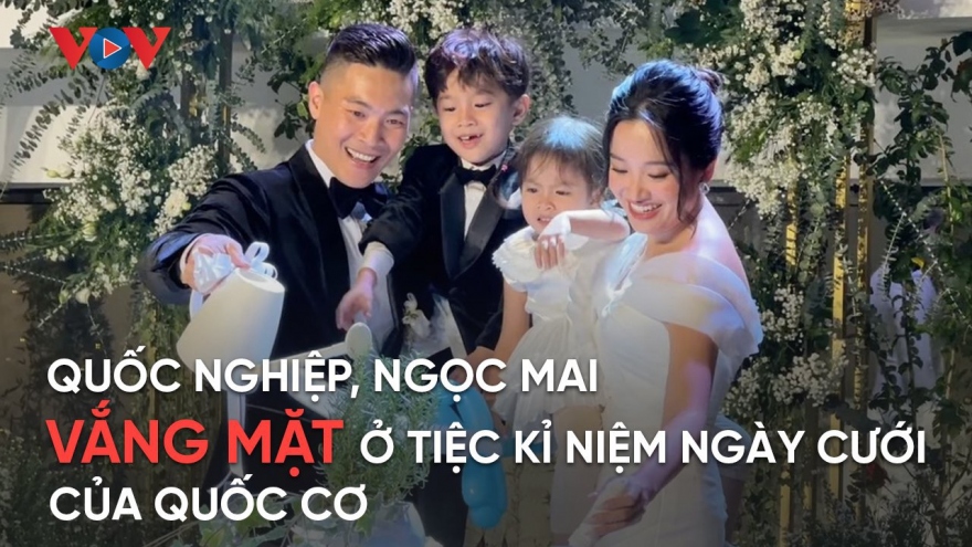 Chuyện showbiz: Vợ chồng Quốc Nghiệp vắng mặt ở tiệc kỷ niệm ngày cưới của Quốc Cơ