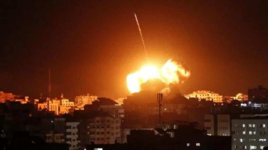 Israel không kích Hamas tại Dải Gaza