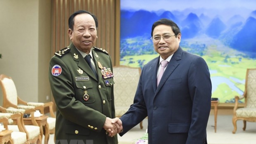 PM hosts Cambodia's Deputy PM, Defence Minister