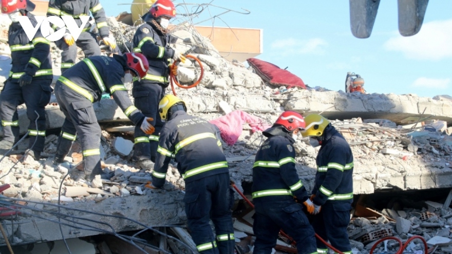Vietnamese rescue workers in Turkey receive international acclaim