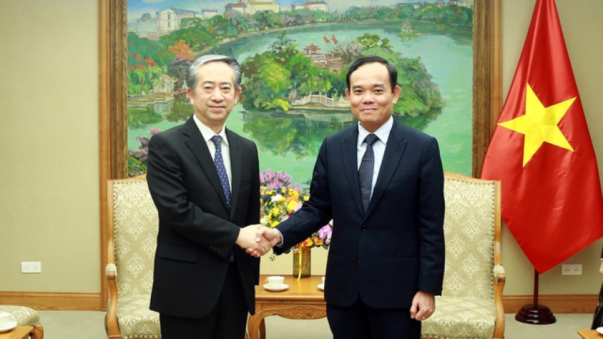 Phó Thủ tướng Trần Lưu Quang tiếp Đại sứ Trung Quốc tại Việt Nam