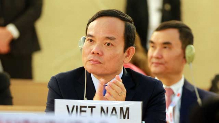 Phó Thủ tướng Trần Lưu Quang phát biểu tại Hội đồng Nhân quyền Liên Hợp Quốc
