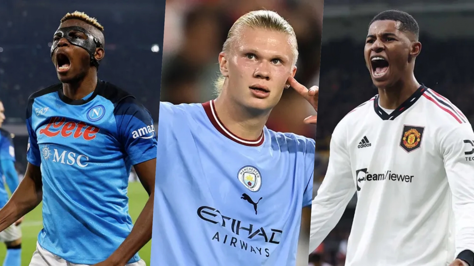 Cuộc đua “Chiếc giày Vàng” châu Âu: Osimhen và Rashford tăng tốc