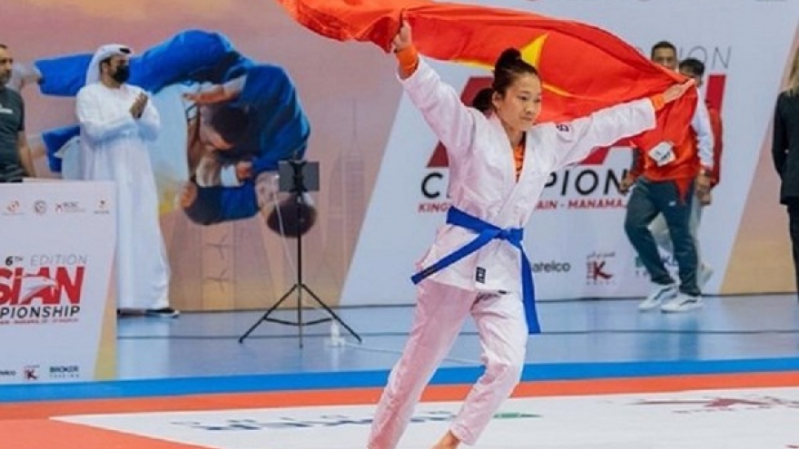 Vietnam wins two golds at ongoing Asian Jujitsu Championship 2023