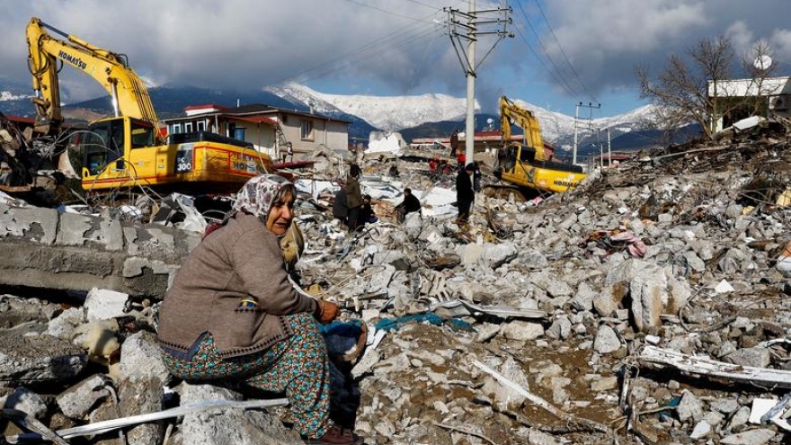 Cảnh tượng hoang tàn tại những thành phố bị ảnh hưởng do động đất ở Thổ Nhĩ Kỳ, Syria
