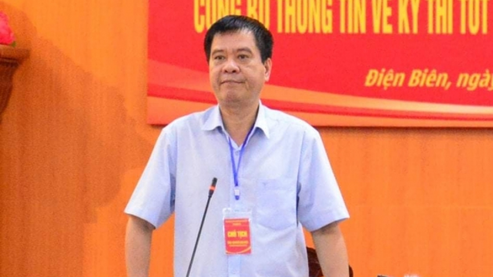 Cựu Giám đốc Sở GD-ĐT Điện Biên Nguyễn Văn Kiên chuẩn bị hầu tòa