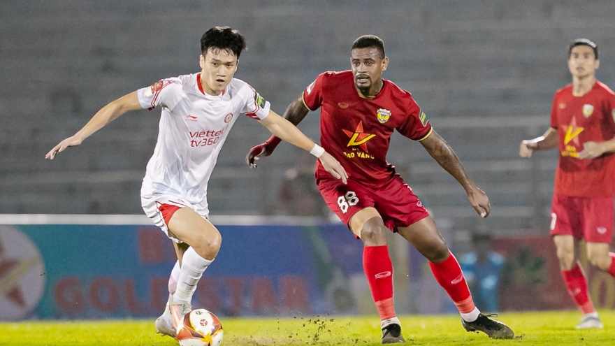 Kết quả V-League 2023: Viettel FC bị chia điểm ở sân Hà Tĩnh 