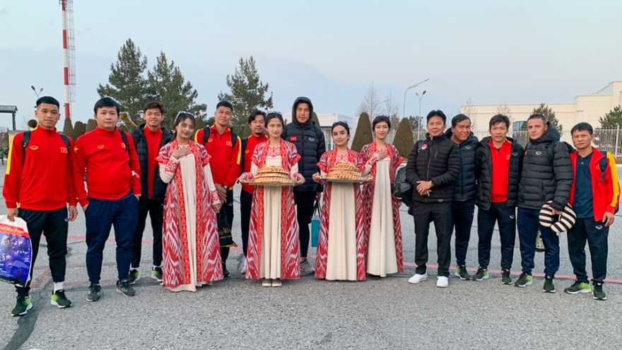 U20 Việt Nam có mặt tại Uzbekistan, sẵn sàng tranh vé dự U20 World Cup 