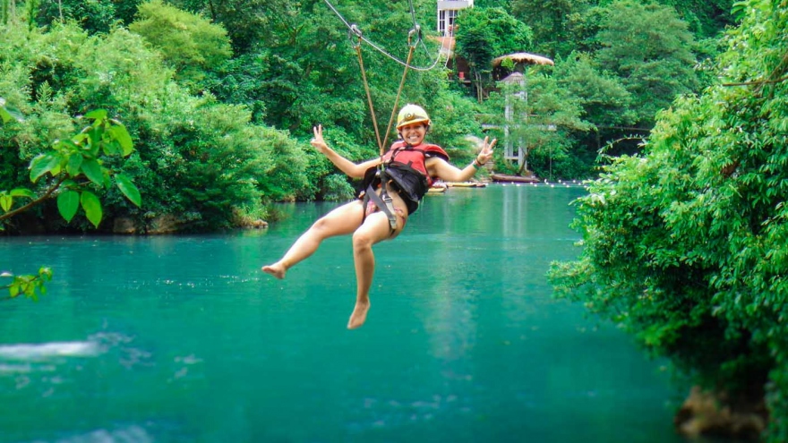 Phong Nha-Ke Bang among Asia’s most thrilling zip line experiences