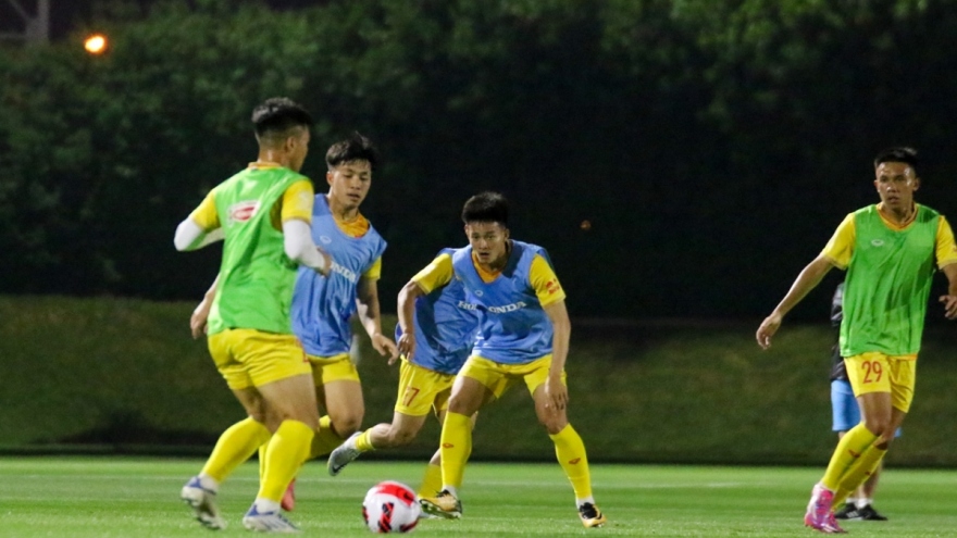 Đội hình U23 Việt Nam dự Doha Cup 2023 có chiều cao ''khiêm tốn''