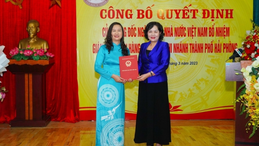 Bổ nhiệm Giám đốc Ngân hàng Nhà nước chi nhánh Hải Phòng 