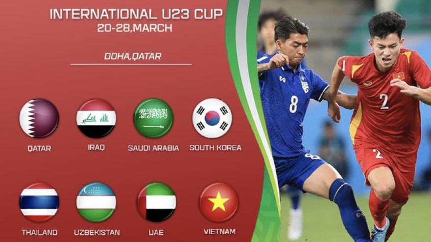 Vietnamese U23s to play in Doha Cup 2023