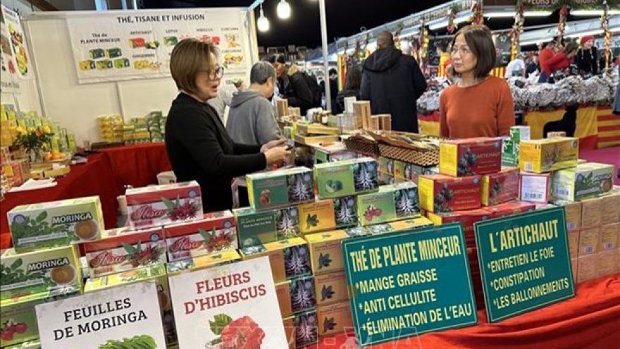 Vietnamese tea, dried fruits introduced in Paris fair