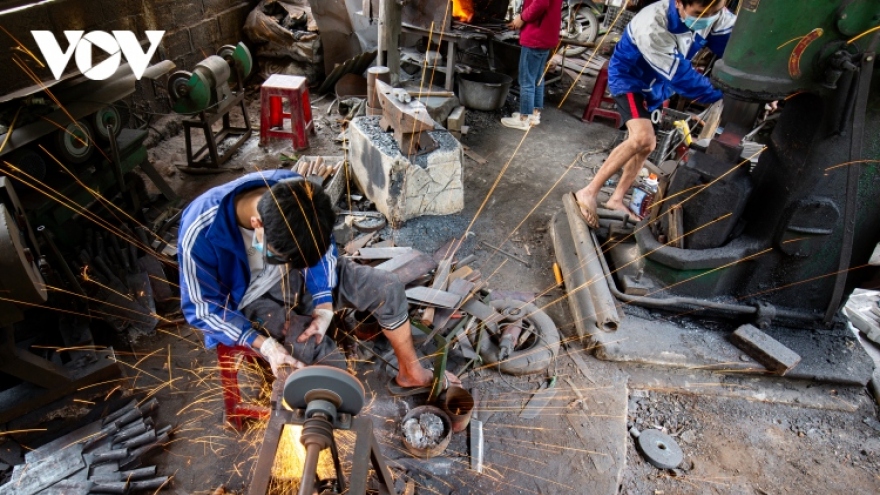 Blacksmiths keep fires burning all year round in northern highlands