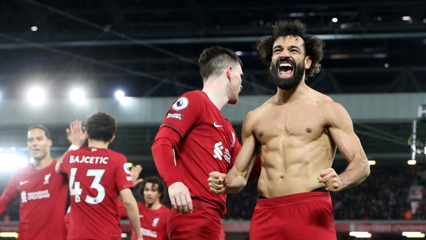 Bảng xếp hạng Ngoại hạng Anh mới nhất: Liverpool áp sát tốp 4, MU kém Arsenal 14 điểm