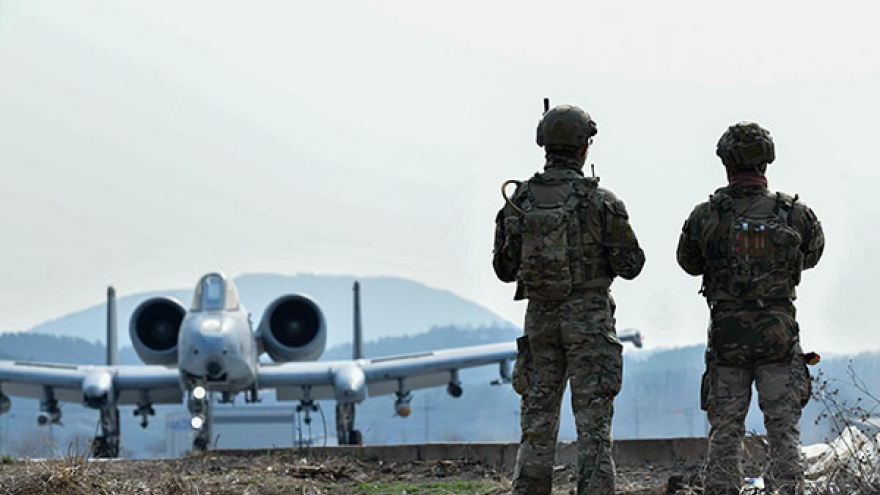 Diễn tập Hàn - Mỹ phòng thủ nơi xa căn cứ không quân