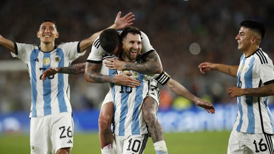 Messi ghi bàn, Argentina thắng trận đầu tiên sau khi vô địch World Cup 2022