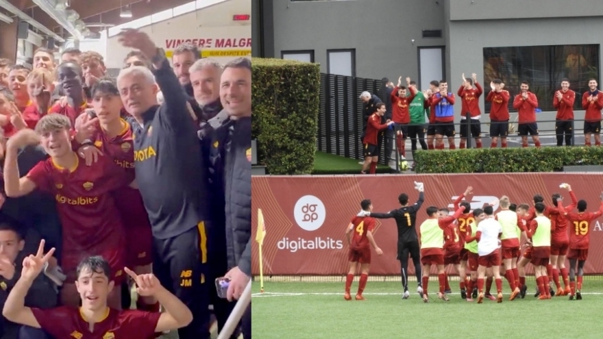 Mourinho gây tranh cãi vì kêu gọi cầu thủ U14 AS Roma câu giờ