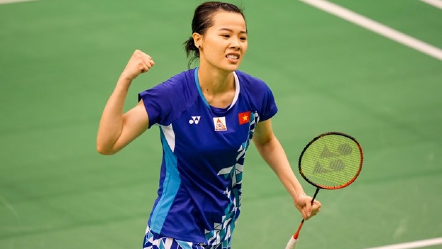 Vietnam's top female badminton player now 45th in world ranking