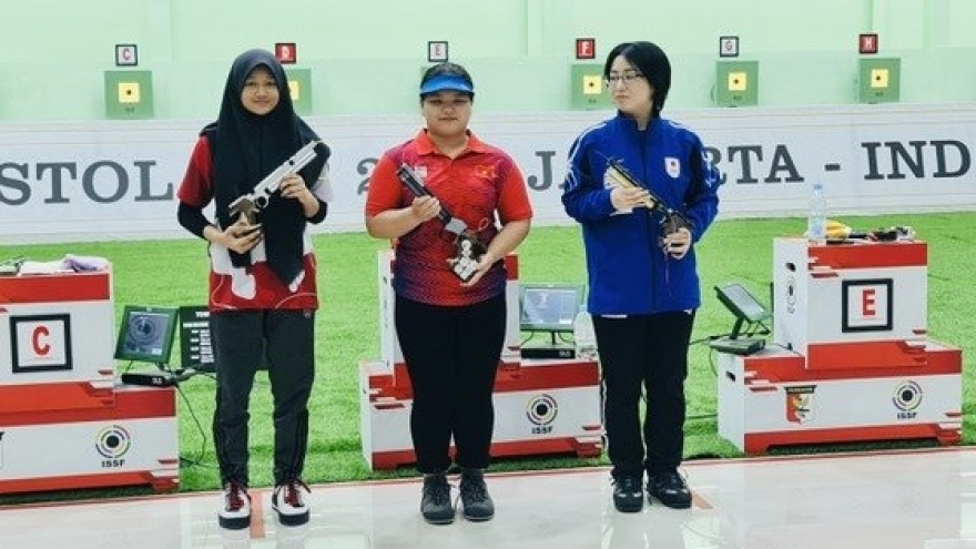 Vietnam wins gold at Asian Rifle/Pistol Cup 2023