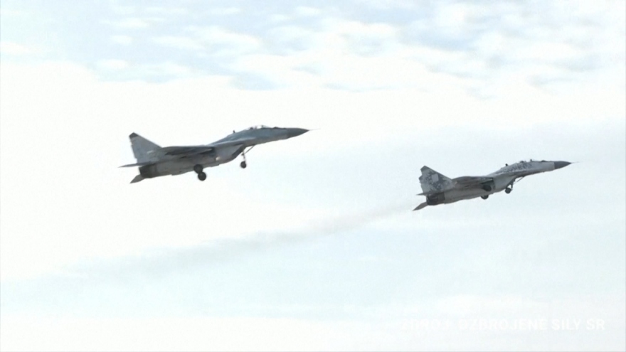 Slovakia bàn giao 4 tiêm kích MiG-29 đầu tiên cho Ukraine