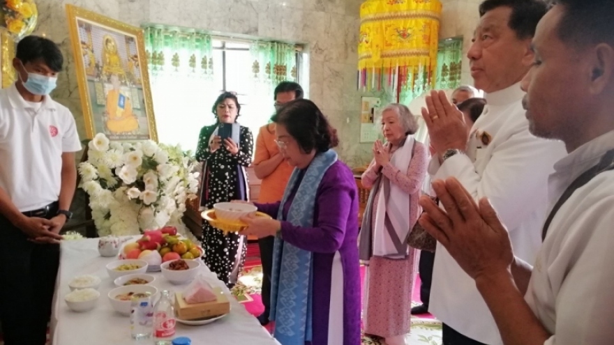 Kiều bào Thái Lan tổ chức lễ cầu siêu tưởng niệm 64 liệt sỹ Gạc Ma