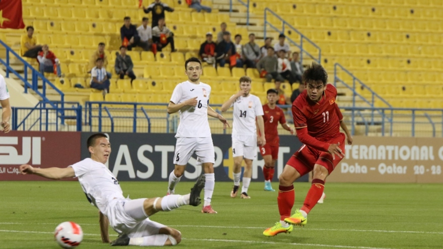Vietnam suffer penalty loss to Kyrgyzstan at Doha Cup 2023