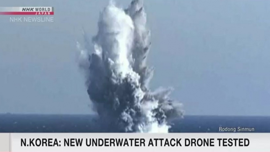 Triều Tiên tuyên bố thử nghiệm vũ khí không người lái có thể tạo “sóng thần phóng xạ”